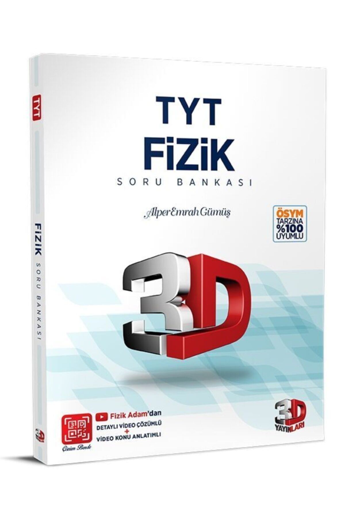 0_org_zoom 3D Yayınları Tyt Fizik Soru Bankası - Görsel 1