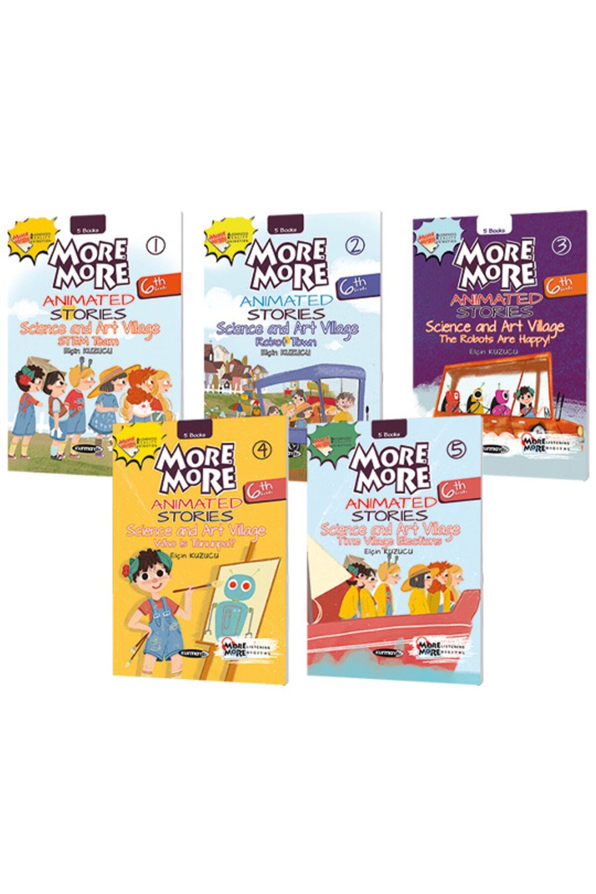 1_org_zoom More & More 6.sınıf Englısh Hikaye Seti Kutulu (5 Kitap) - Görsel 1