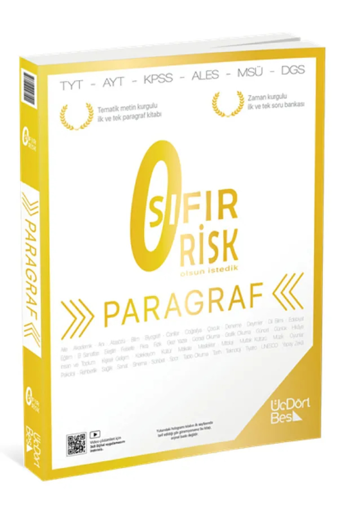 1_org_zoom 345 Yayınları Paragraf Sıfır Risk Soru Bankası 2025-2026 - Görsel 1