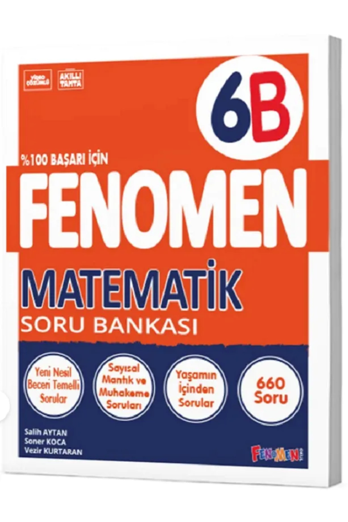 1_org_zoom Fenomen 6B Matematik Soru Bankası Yeni Müfredat - Sayısal Mantık Muhakeme - YENİİ - Görsel 1
