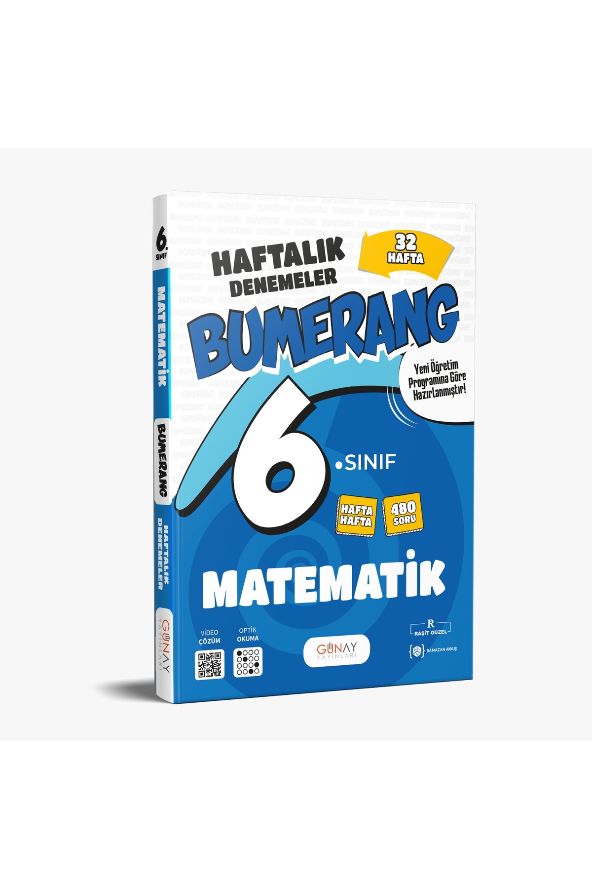 1_org_zoom GÜNAY YAYINLARI 6. SINIF BUMERANG MATEMATİK 32 HAFTALIK DENEMELER (GÜNCEL MÜFREDAT) - Görsel 1