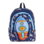 Kids Üç Gözlü (Erkek Çocuk) Okul Sırt Çantası (Roket Detaylı) - L5260 - Görsel 2