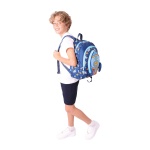 Kids Üç Gözlü (Erkek Çocuk) Okul Sırt Çantası (Roket Detaylı) - L5260 - Görsel 7