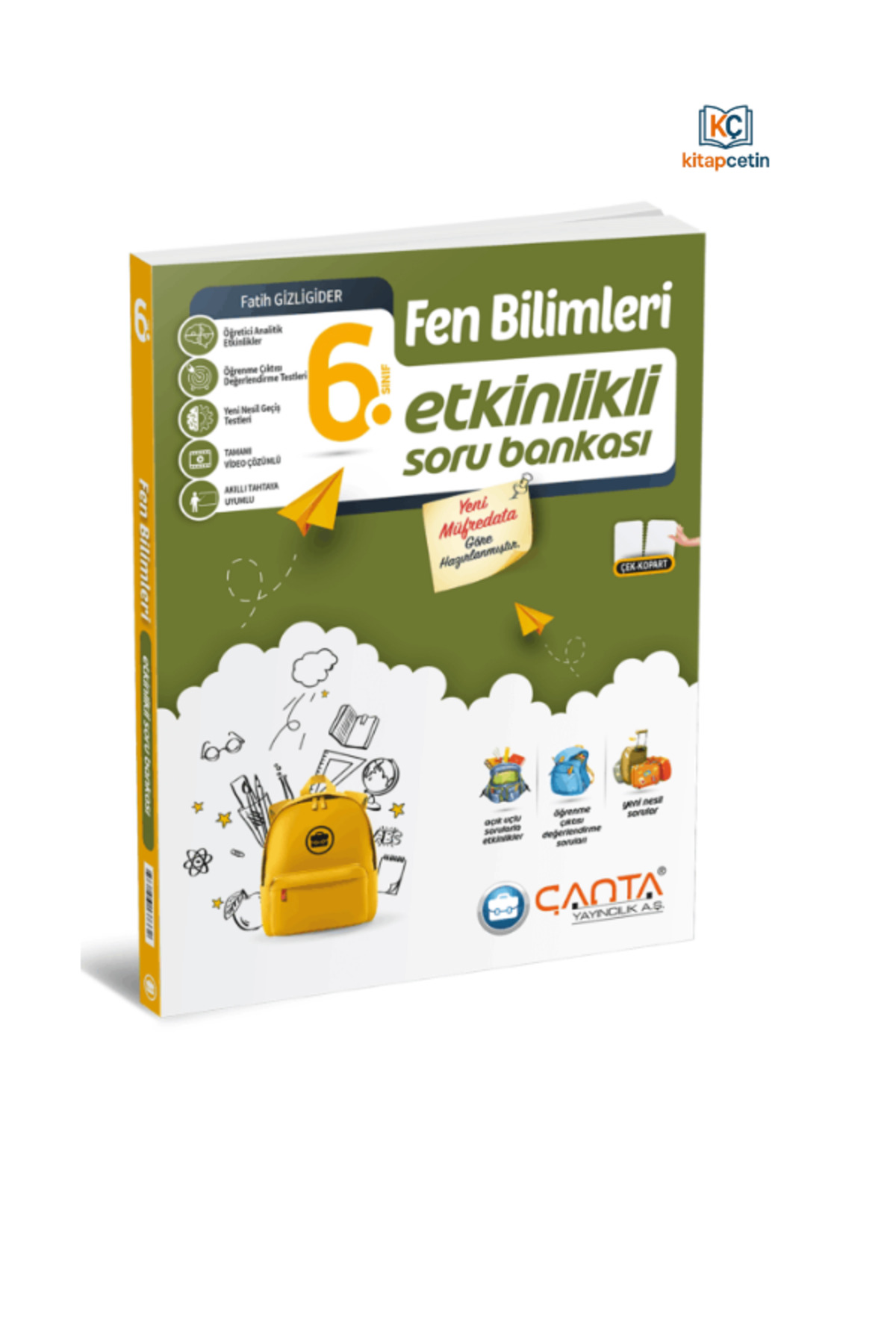 1_org_zoom Çanta 6. Sınıf Fen Bilimleri Etkinlikli Kazanım Soru Bankası Yeni - Görsel 1