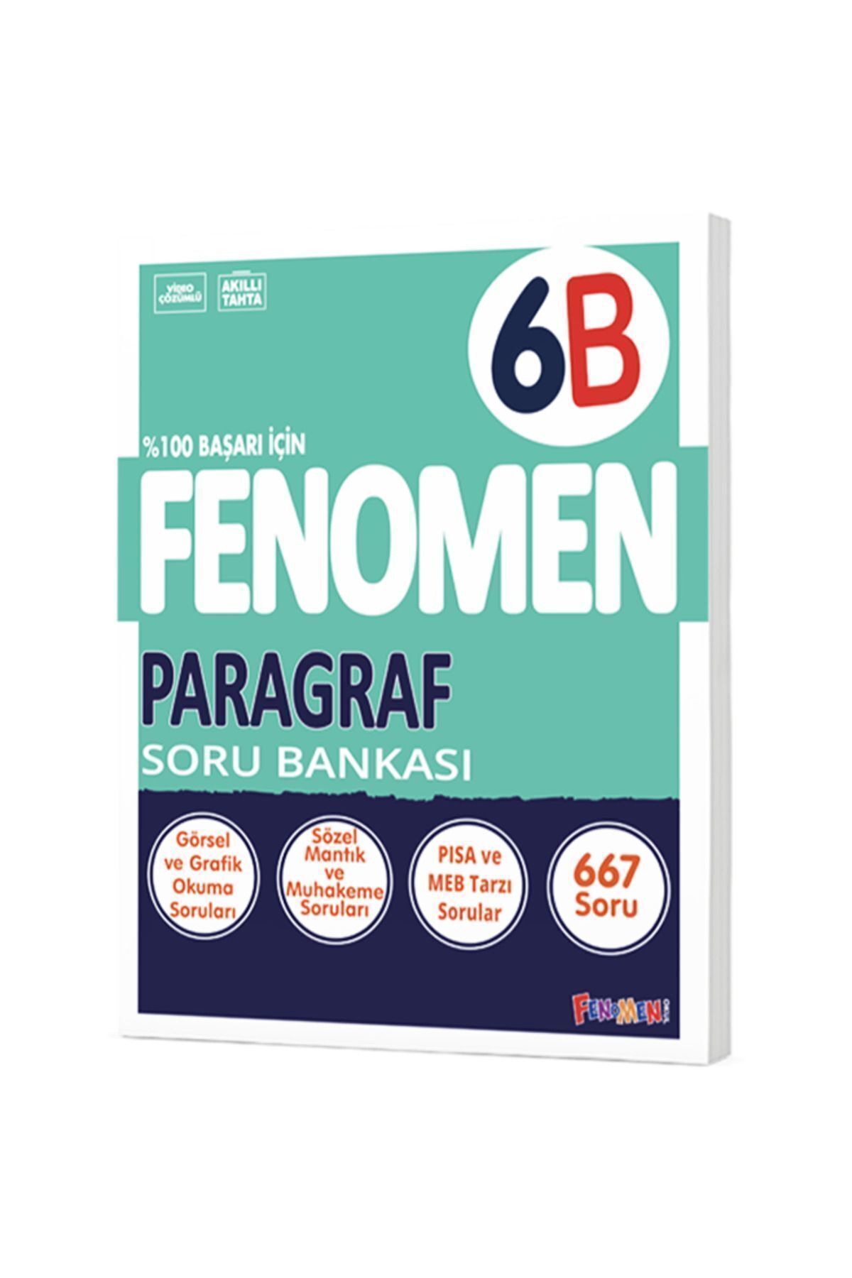 1_org_zoom Fenomen Okul Yayınları 6. Sınıf Paragraf Soru Bankası B - Görsel 1