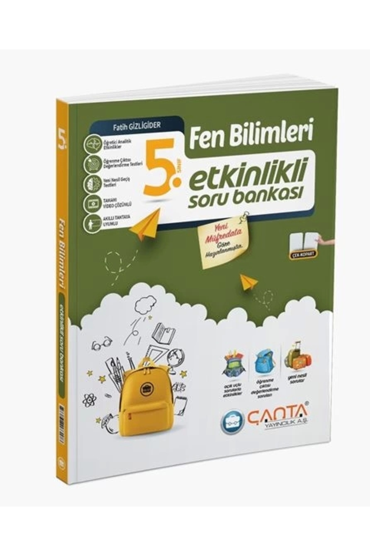 1_org_zoom Çanta Yayınları 5.Sınıf Fen Bilimleri Etkinlikli Kazanım Soru Bankası - Görsel 1