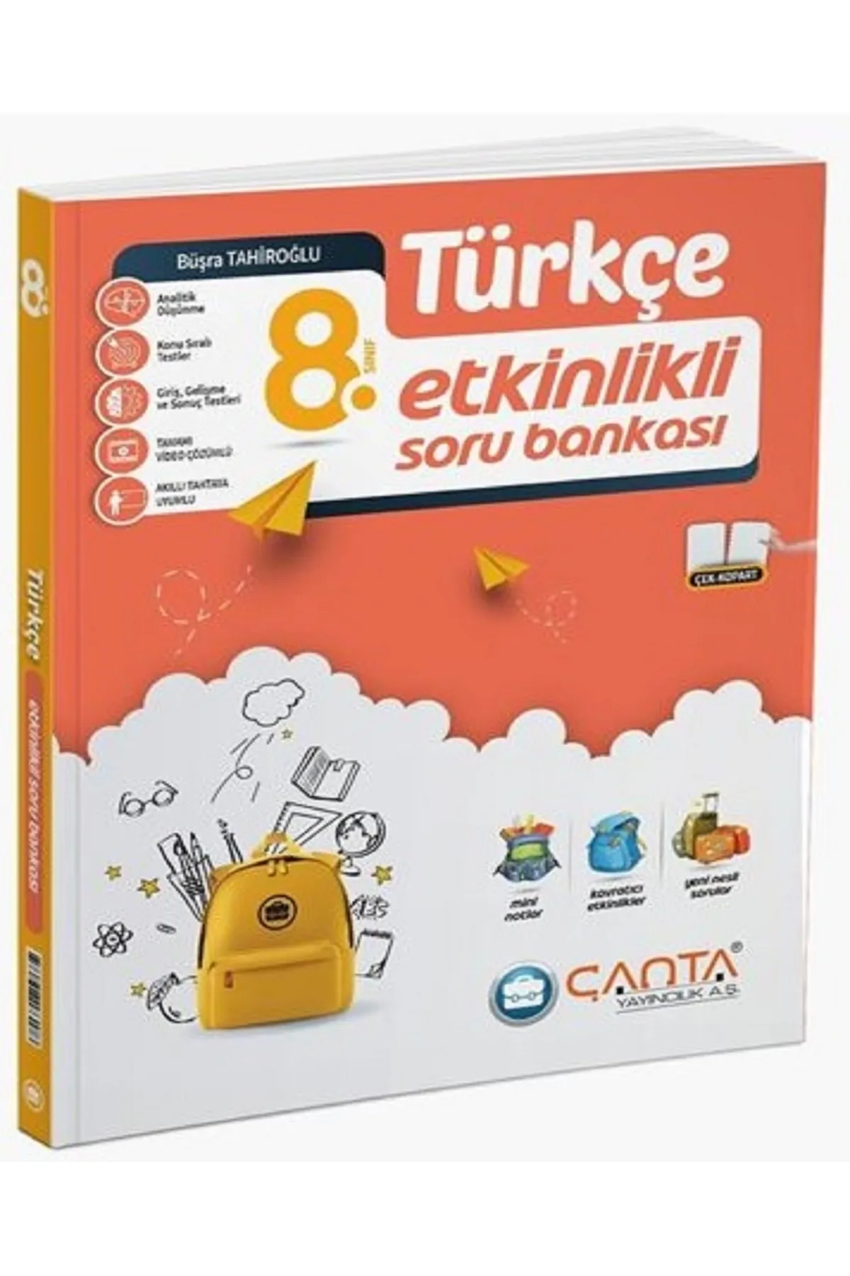 1_org_zoom Çanta Yayınları 8. Sınıf Lgs Türkçe Etkinlikli Kazanım Soru Bankası Yeni - Görsel 1