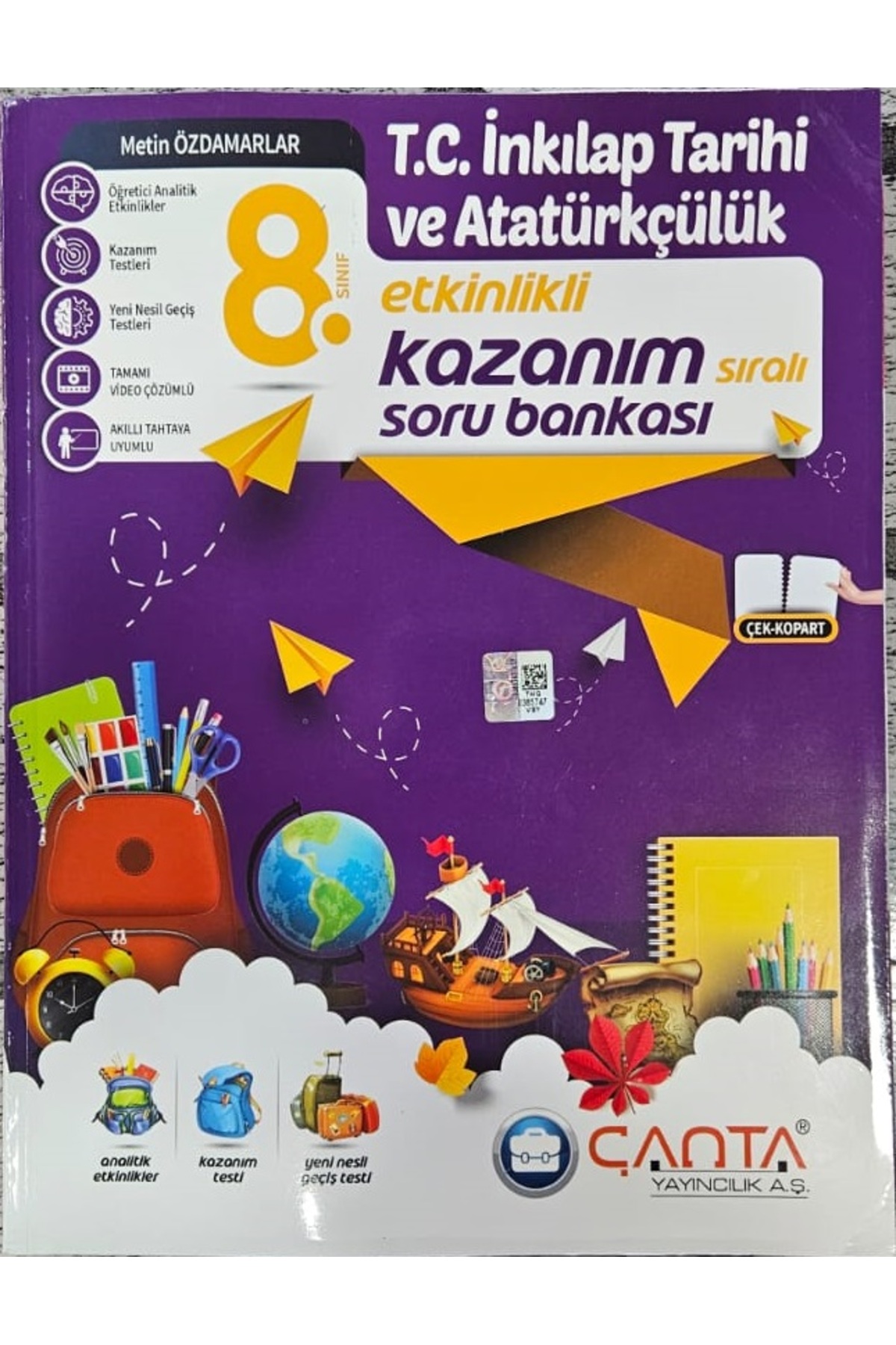 1_org_zoom Çanta Yayıncılık 8.Sınıf Kazanım Tc.İnkılap Tarihi ve Atatürkçülük Soru Bankası - Görsel 1