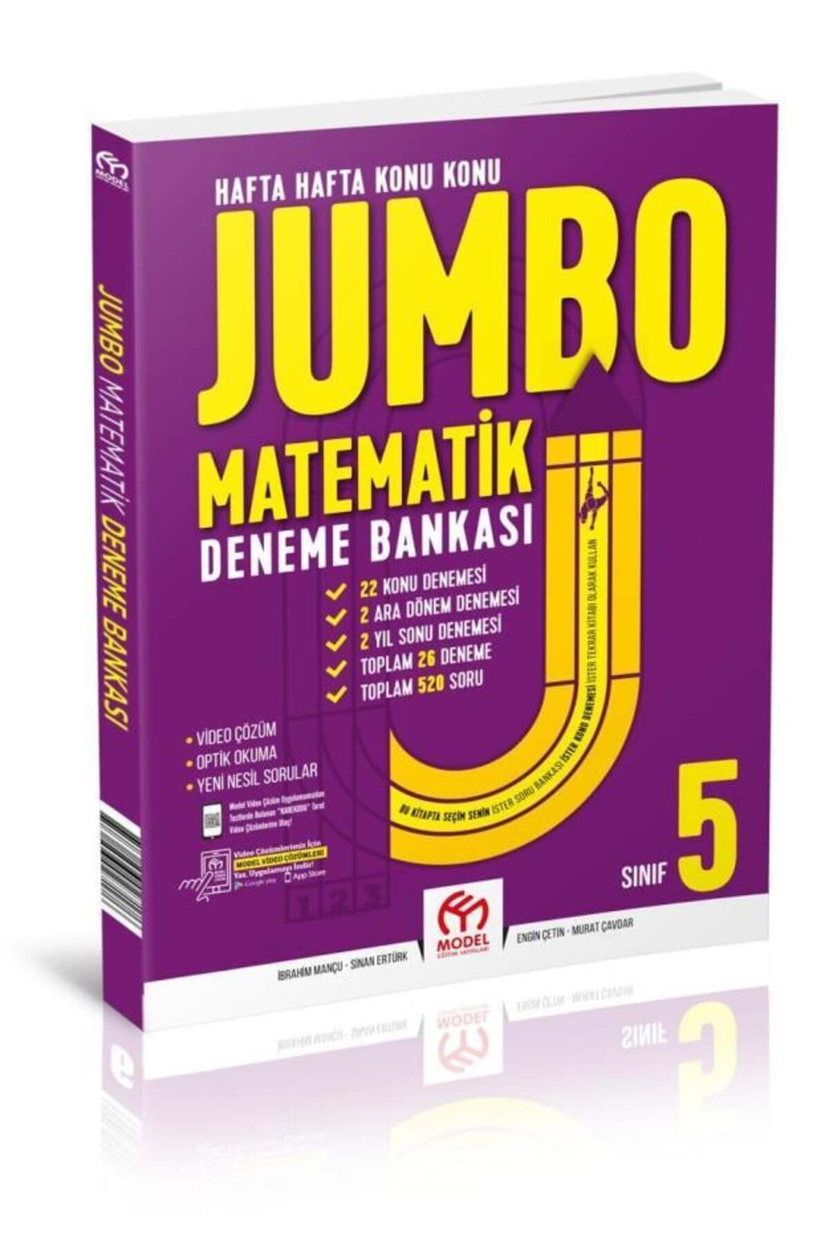 1_org_zoom Model Eğitim Yayıncılık 5.Sınıf JUMBO Matematik Deneme - Görsel 1