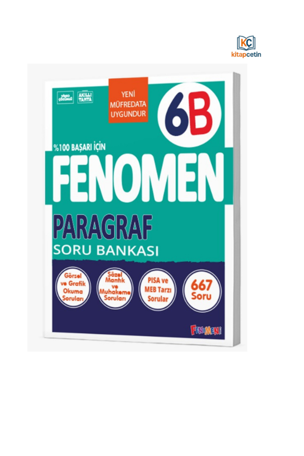 1_org_zoom Fenomen Yayınları 6. Sınıf Paragraf B Soru Bankası Yeni - Görsel 1