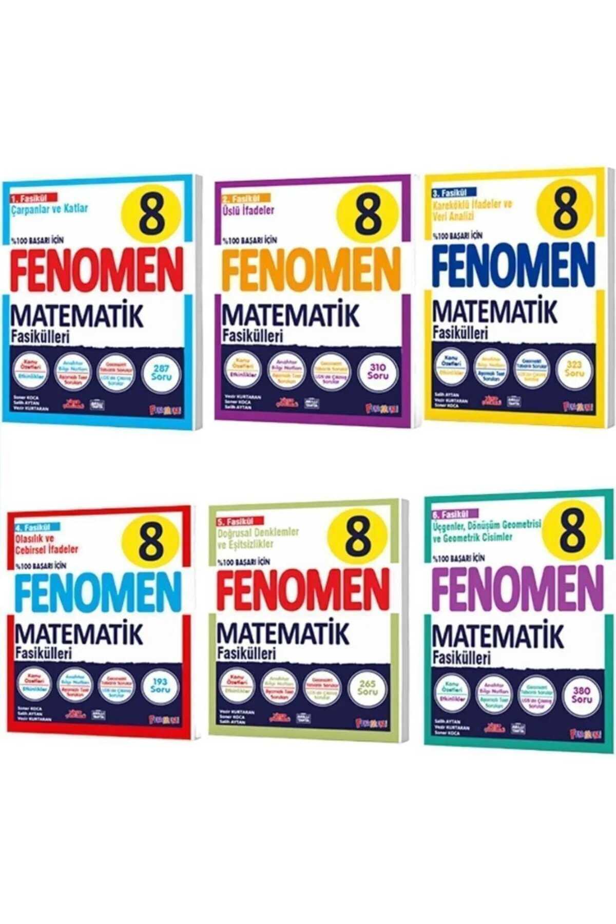 1_org_zoom Fenomen Yayınları 8. Matematik Fasikül Seti (1-2-3-4-5-6. Sayılar) Güncel - Görsel 1