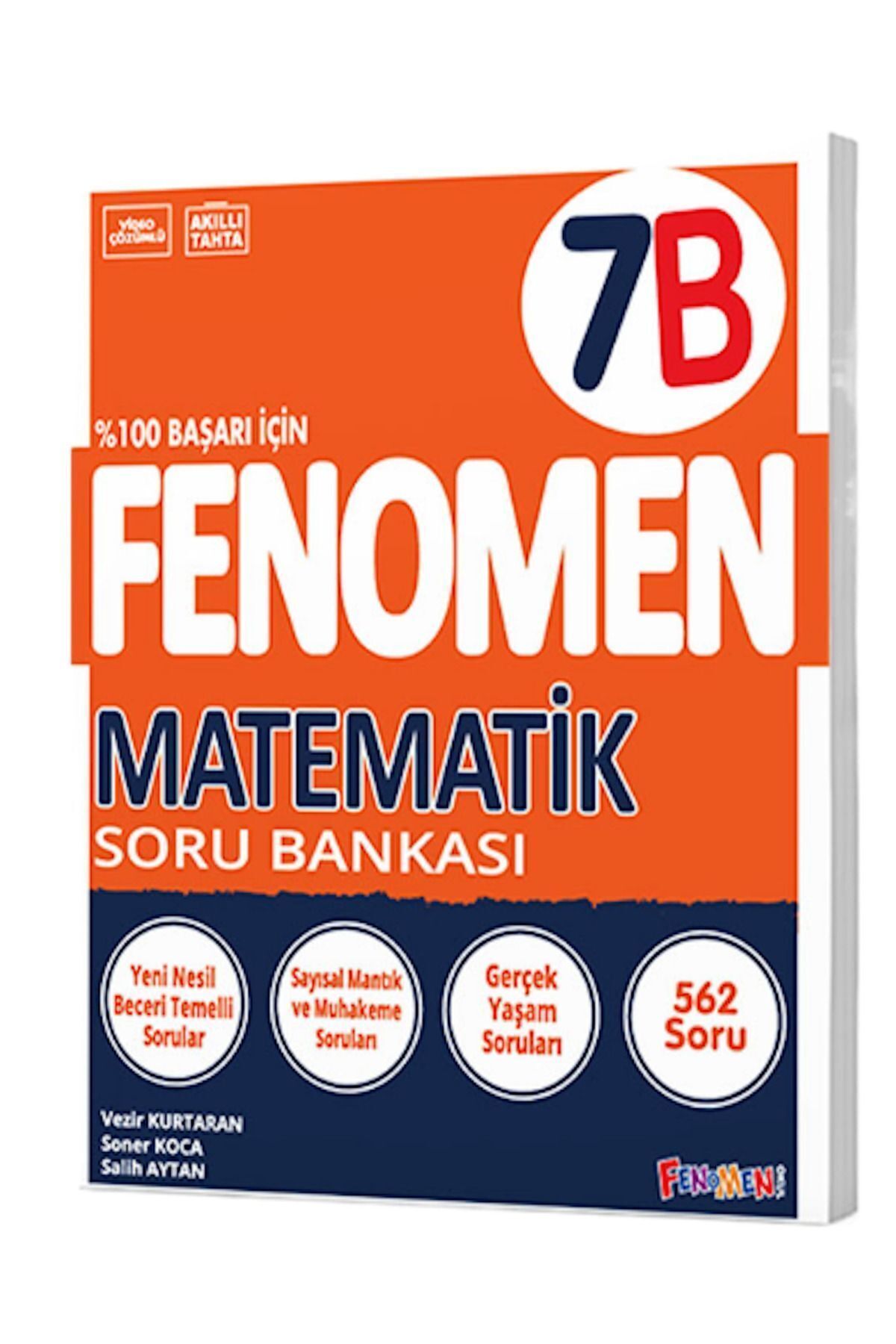 1_org_zoom Fenomen Yayınları 7. Sınıf Matematik B Soru Bankası Güncel - Görsel 1