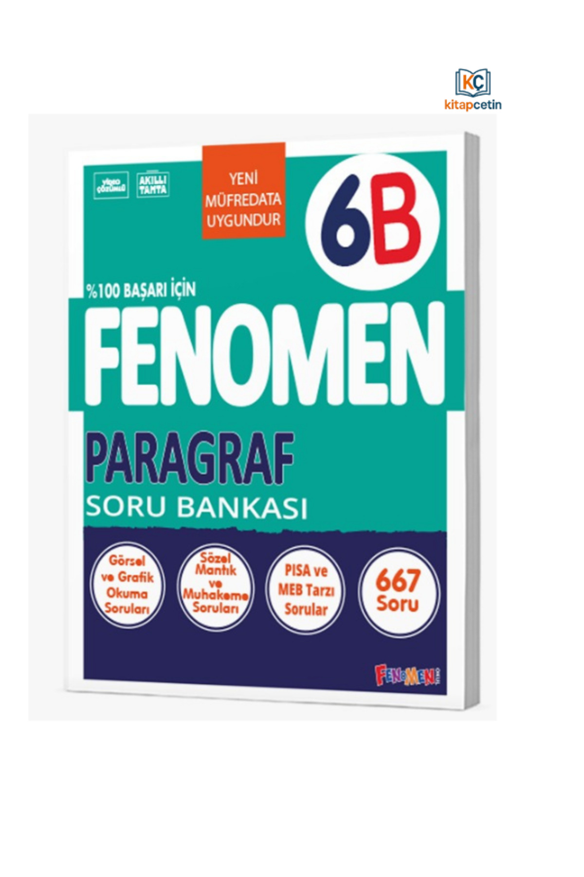 1_org_zoom Fenomen 6. Sınıf Paragraf Soru Bankası Yeni Nesil Sorular B 2025-2026 Güncel Müfredat Yeni - Görsel 1