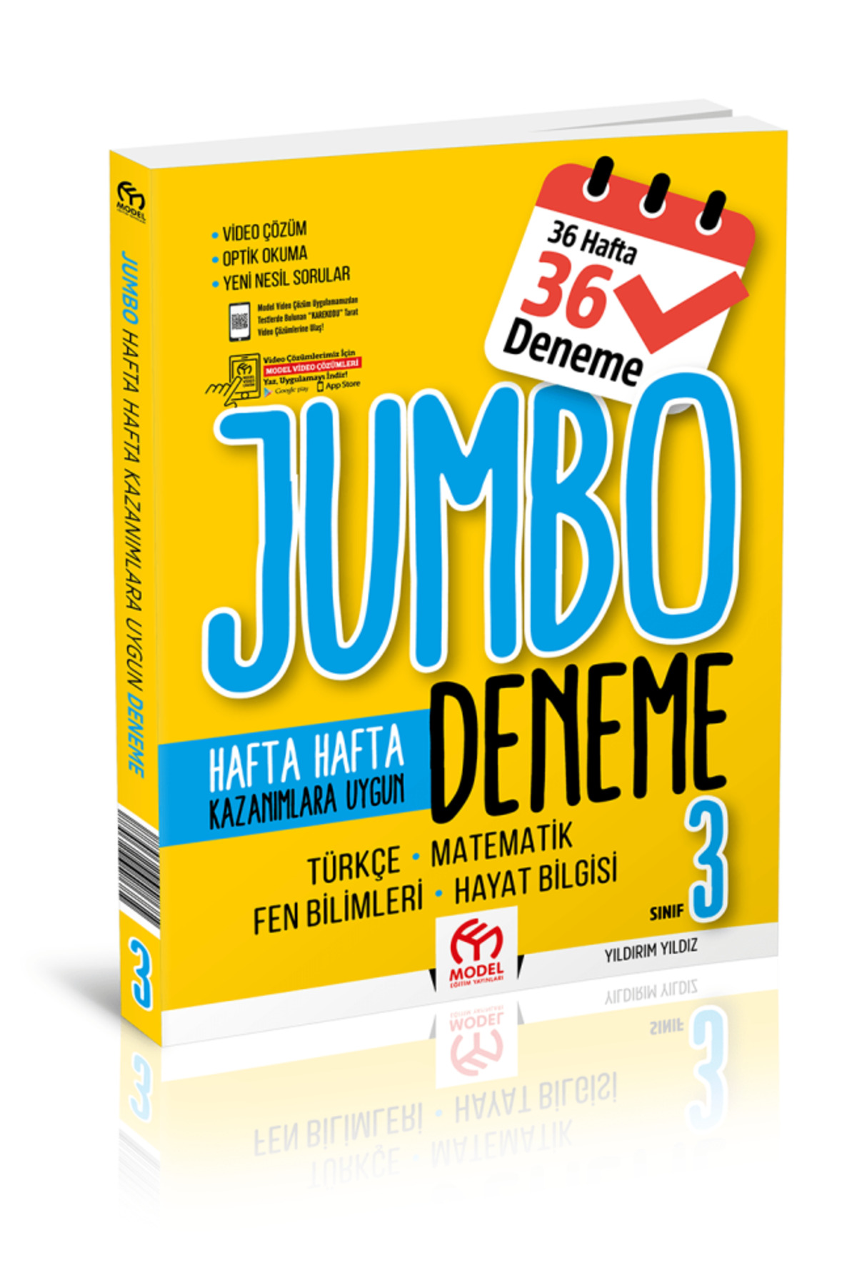 1_org_zoom Model Yayınları 3.Sınıf Jumbo Tüm Dersler Deneme - Görsel 1