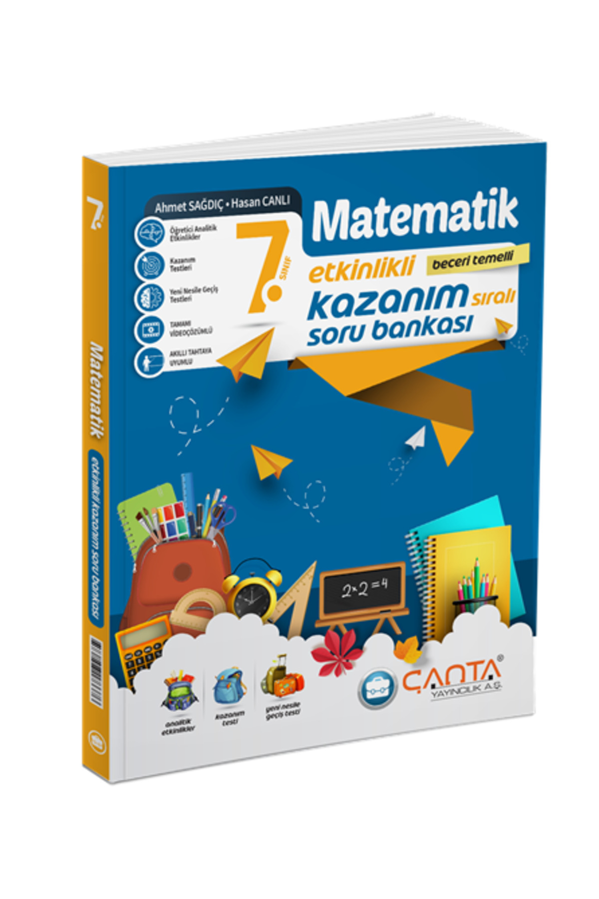1_org_zoom Çanta Yayınları 7 Sınıf Matematik Etkinlikli Kazanım Soru Bankası Yeni - Görsel 1
