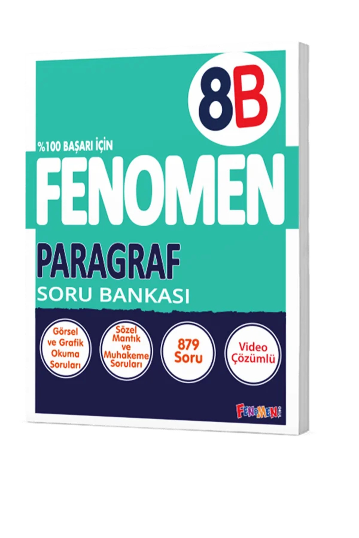 1_org_zoom Fenomen Yayınları 8. Sınıf Paragraf Soru Bankası B Serisi - Görsel 1