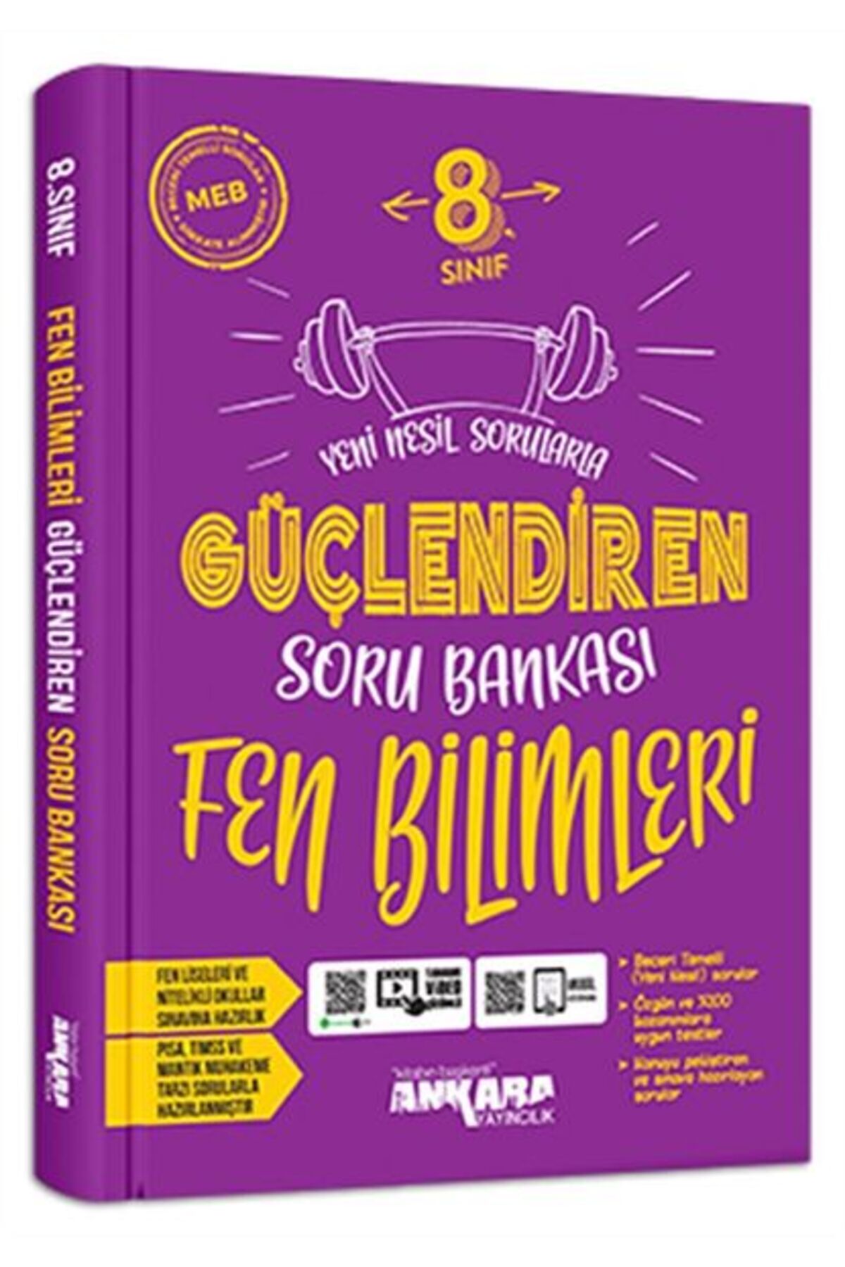 1_org_zoom Ankara Yayıncılık 8. Sınıf Fen Bilimleri Güçlendiren Soru Bankası 2025-2026 Müfredat - Görsel 1