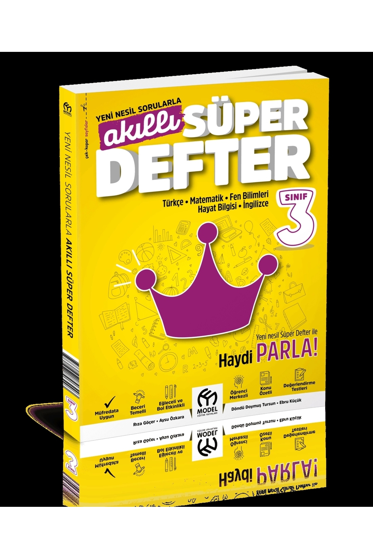 1_org_zoom Model Yayınları 3. Sınıf Akıllı Süper Defter Tüm Dersler - Görsel 1