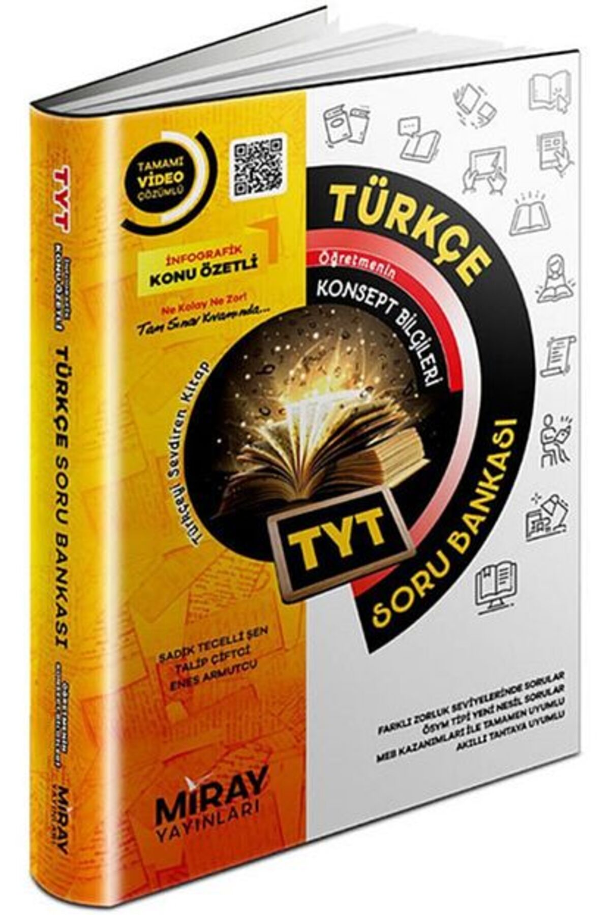 1_org_zoom Miray Yayınları Tyt Türkçe Konu Özetli ve Soru Bankası - Görsel 1