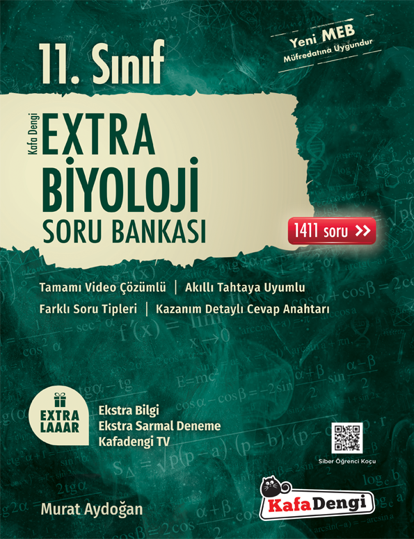 11-sinif-extra-biyoloji-soru-bankasi-video-cozumlu Kafa Dengi Yayınları 11. Sınıf EXTRA Biyoloji Soru Bankası - Görsel 1