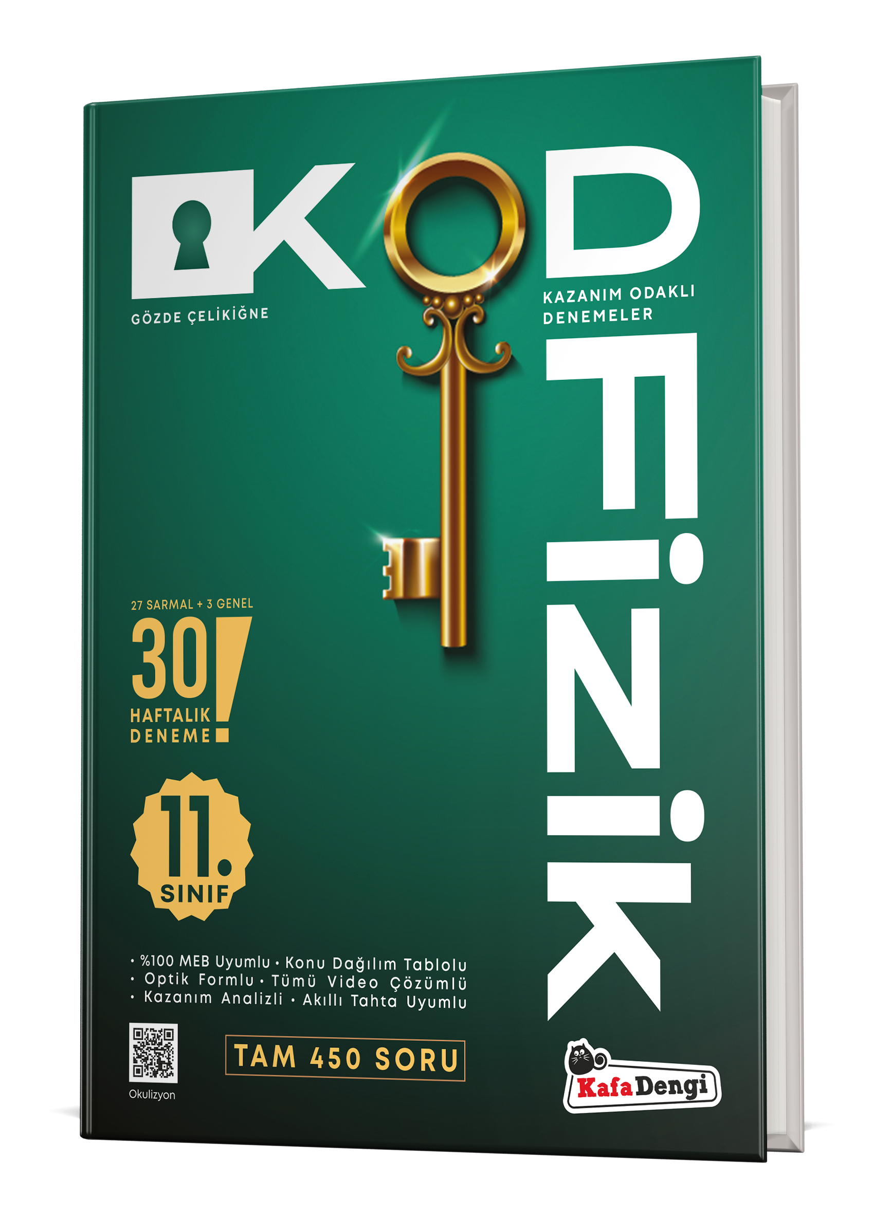 11-sinif-fizik-kazanim-odakli-denemeler-kod Kafa Dengi Yayınları 11. Sınıf Fizik Kazanım Odaklı Deneme - Görsel 1