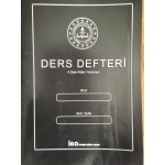Gendaş Ders Defteri 6 Ders Alttan Yoklamalı (Plastik Kapak)