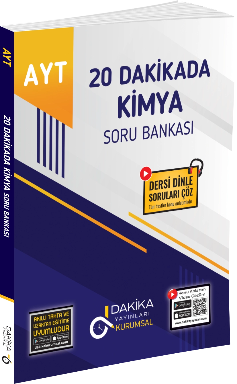 AYT_20dk_Kimya_SB_2026 DAKİKA YAYINLARI AYT 20 DAKİKADA KİMYA SORU BANKASI - Görsel 1
