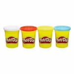 Play Doh 4'lü Oyun Hamuru 448 g - Beyaz,Kırmızı,Sarı,Mavi - Görsel 2