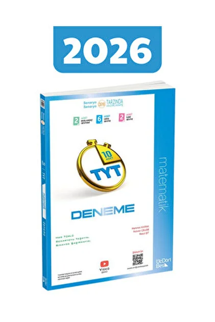 uc-dort-bes-tyt-deneme-10-adet Dakika Yayınları AYT 20 Dakikada Kimya Soru Bankası 2026 - Görsel 1