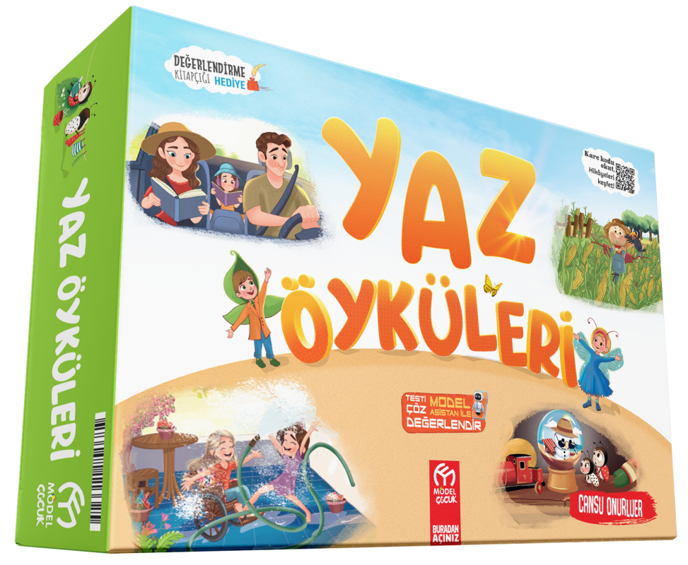 yaz-oykuleri-3-model-çocuk Model Çocuk Yaz Öyküleri Seti 10 Kitap 3. ve 4. Sınıf Hikaye Serisi - Görsel 1