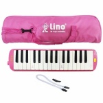 Lino LN32PS 32 Tuşlu (Bez Çanta) Pembe Melodika