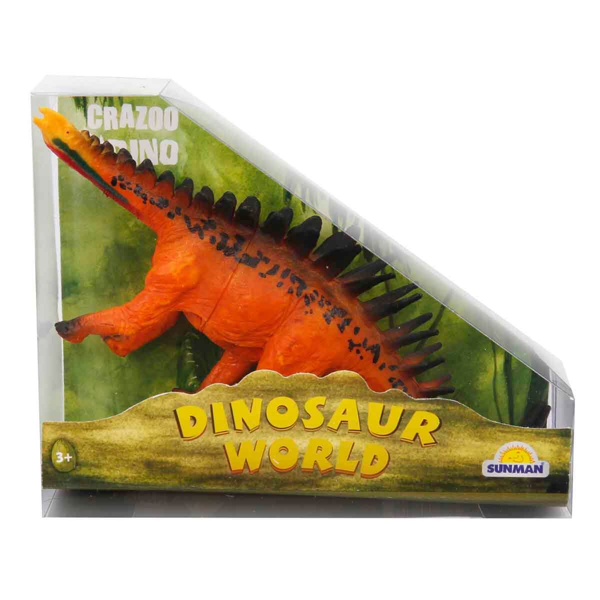 5b9c9_Dinozor_Figur_-2026 Dinozor Figür Huayangosaurus – Turuncu Siyah Dikenli Oyuncak - Görsel 1