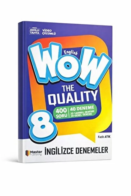 wow-quality-8-fenomen Fenomen Okul 8. Sınıf Lgs Wow English The Quality Yeni Müfredat - Görsel 1